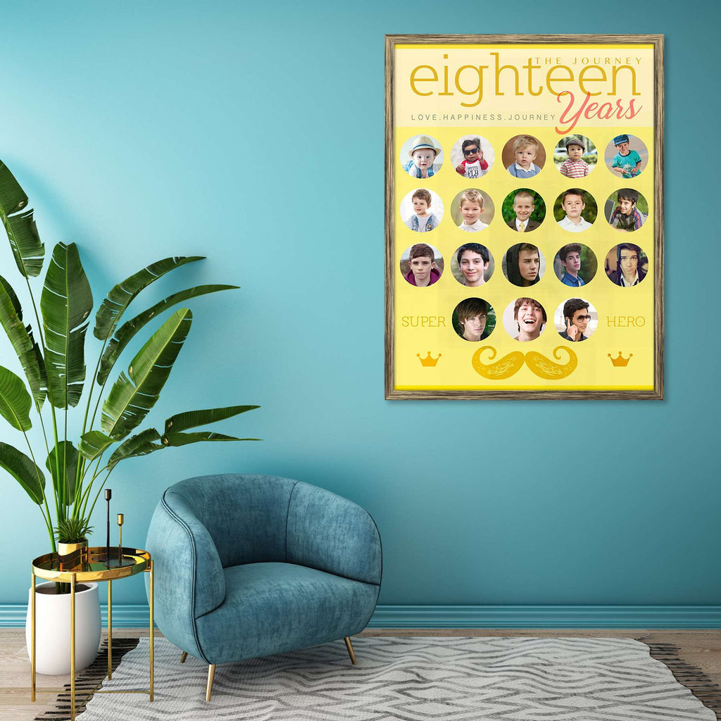 The Journey 18 Years Personalised Custom Photo Collage Frame Gift for Birthday, Anniversary, Parents, Friends & Family-Personalized Photo Frame Collage-PTA_FR-IC 5009170 IC 5009170, Birthday, Collages, Friends, the, journey, 18, years, personalised, custom, photo, collage, frame, gift, for, anniversary, parents, family, photo frame, baby photo collage, baby photo frames, photo frames for friends, birthday photo collage, collage frame, framed photo collage, personalised collage, personalised photo gift, phot