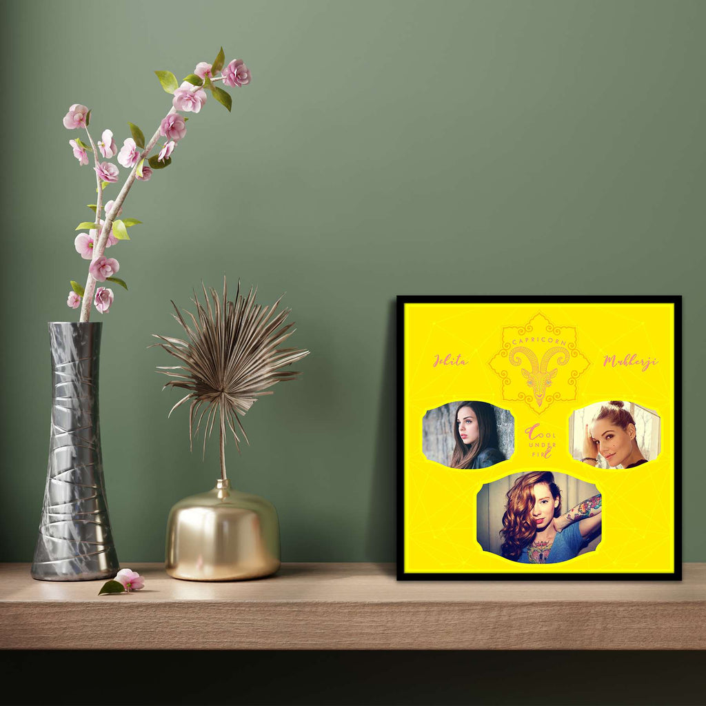 Zodiac Series Capricorn D2 Personalised Custom Photo Collage Frame Gift for Birthday, Anniversary, Parents, Friends & Family-Personalized Photo Frame Collage-PTA_FR-IC 5009186 IC 5009186, Astrology, Birthday, Friends, Horoscope, Individuals, Sun Signs, Timelines, Zodiac, series, capricorn, d2, personalised, custom, photo, collage, frame, gift, for, anniversary, parents, family, photo frame, baby photo collage, baby photo frames, photo frames for friends, birthday photo collage, collage frame, framed photo c