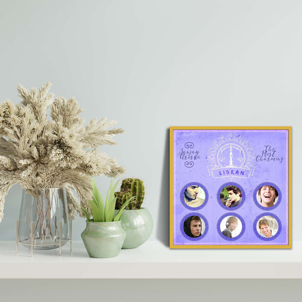 Zodiac Series Libra D2 Personalised Custom Photo Collage Frame Gift for Birthday, Anniversary, Parents, Friends & Family-Personalized Photo Frame Collage-PTA_FR-IC 5009189 IC 5009189, Astrology, Birthday, Friends, Horoscope, Individuals, Sun Signs, Timelines, Zodiac, series, libra, d2, personalised, custom, photo, collage, frame, gift, for, anniversary, parents, family, photo frame, baby photo collage, baby photo frames, photo frames for friends, birthday photo collage, collage frame, framed photo collage, 