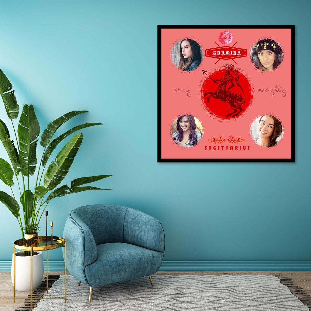Zodiac Series Sagittarius D2 Personalised Custom Photo Collage Frame Gift for Birthday, Anniversary, Parents, Friends & Family-Personalized Photo Frame Collage-PTA_FR-IC 5009191 IC 5009191, Astrology, Birthday, Friends, Horoscope, Individuals, Sun Signs, Timelines, Zodiac, series, sagittarius, d2, personalised, custom, photo, collage, frame, gift, for, anniversary, parents, family, photo frame, baby photo collage, baby photo frames, photo frames for friends, birthday photo collage, collage frame, framed pho
