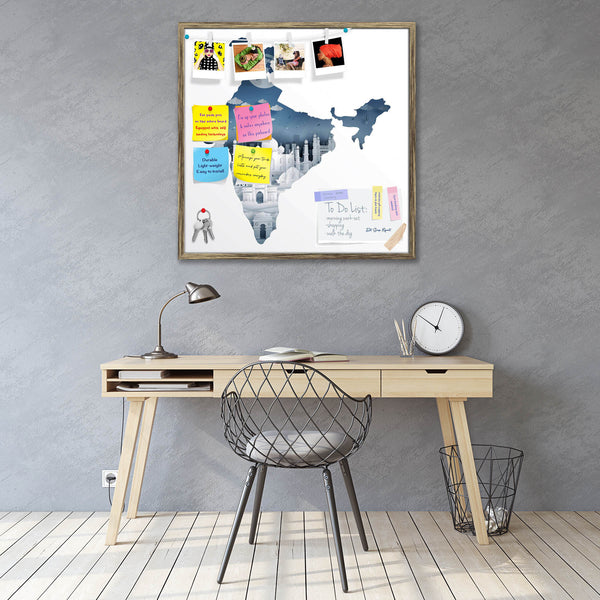 India Map with Famous Landmarks D2 Bulletin Board Notice Pin Board Soft Board | Framed-Bulletin Boards Framed-BLB_FR-IC 5014073 IC 5014073, Allah, Arabic, Architecture, Art and Paintings, Asian, Automobiles, Cities, City Views, Countries, Hinduism, Illustrations, Indian, Islam, Landmarks, Maps, Places, Signs, Signs and Symbols, Skylines, Transportation, Travel, Vehicles, india, map, with, famous, d2, bulletin, board, notice, pin, vision, soft, combo, thumb, push, pins, sticky, notes, antique, golden, frame,