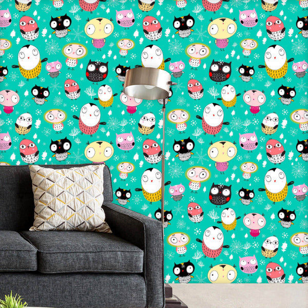 Fun Owl Wallpaper Roll-Wallpapers Peel & Stick-WAL_PA-IC 5015002 IC 5015002, Ancient, Animated Cartoons, Art and Paintings, Asian, Birds, Black, Black and White, Buddhism, Caricature, Cartoons, Chinese, Christianity, Culture, Digital, Digital Art, Drawing, Ethnic, Fashion, God Buddha, Graphic, Historical, Illustrations, Indian, Individuals, Medieval, Patterns, Portraits, Religion, Religious, Signs, Signs and Symbols, Sketches, Traditional, Tribal, Vintage, White, World Culture, fun, owl, peel, stick, vinyl,