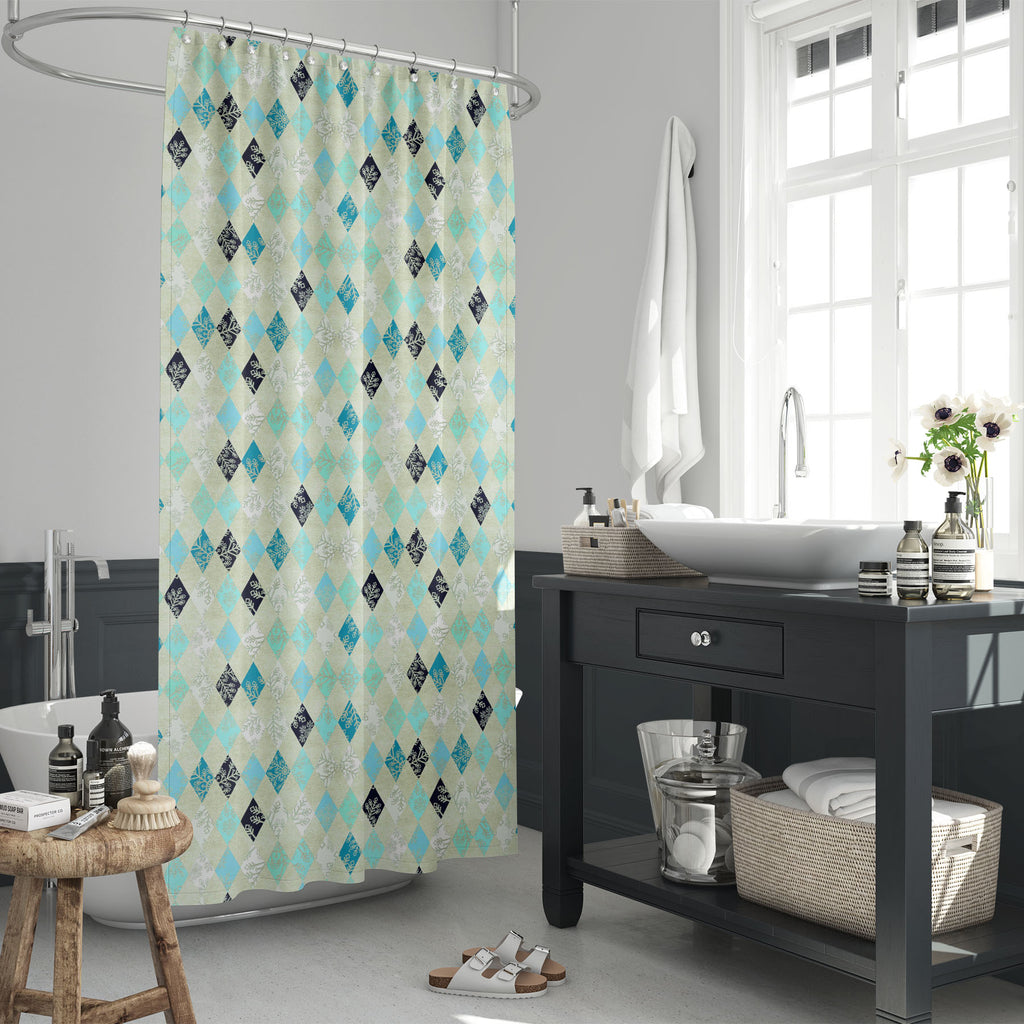 Argyle Winter Washable Waterproof Shower Curtain-Shower Curtains-CUR_SH_EL-IC 5015051 IC 5015051, Ancient, Christianity, Culture, Diamond, Ethnic, Historical, Medieval, Patterns, Retro, Seasons, Signs, Signs and Symbols, Traditional, Tribal, Vintage, World Culture, argyle, winter, washable, waterproof, shower, curtain, pattern, seamless, christmas, background, snowflake, texture, wallpaper, material, beige, coffee, quilting, square, twill, abstract, backdrop, blanket, blue, classic, clothes, color, colorful