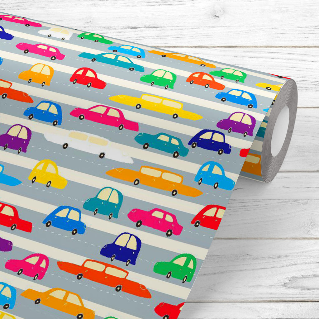 Colorful Cars on Road Wallpaper Roll-Wallpapers Peel & Stick-WAL_PA-IC 5015169 IC 5015169, Animated Cartoons, Architecture, Art and Paintings, Automobiles, Baby, Books, Calligraphy, Caricature, Cars, Cartoons, Children, Cities, City Views, Icons, Illustrations, Kids, Paintings, Patterns, People, Signs, Signs and Symbols, Sports, Text, Transportation, Travel, Urban, Vehicles, colorful, on, road, wallpaper, roll, painting, art, backgrounds, boy, car, cartoon, child, city, computer, concept, construction, cute