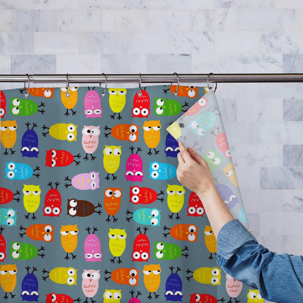 Owl Pattern Washable Waterproof Shower Curtain-Shower Curtains-CUR_SH_EL-IC 5015171 IC 5015171, Ancient, Animals, Animated Cartoons, Architecture, Asian, Baby, Birds, Buddhism, Caricature, Cartoons, Children, Culture, Drawing, Entertainment, Ethnic, Geometric, Geometric Abstraction, God Buddha, Historical, Illustrations, Indian, Kids, Landmarks, Medieval, Modern Art, Patterns, People, Places, Religion, Religious, Spiritual, Sunrises, Sunsets, Traditional, Tribal, Vintage, Wildlife, Wooden, World Culture, ow