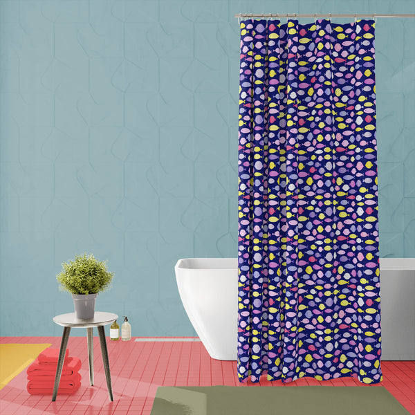 Fish Pattern D4 Washable Waterproof Shower Curtain-Shower Curtains-CUR_SH_EL-IC 5015182 IC 5015182, Animals, Animated Cartoons, Art and Paintings, Business, Caricature, Cartoons, Education, Holidays, Illustrations, Nature, Paintings, Patterns, Pets, Scenic, Schools, Signs and Symbols, Symbols, Universities, fish, pattern, d4, washable, waterproof, polyester, shower, curtain, eyelets, vector, small, art, backgrounds, blue, candid, carnivore, cartoon, chain, chasing, competition, computer, concepts, deep, dis