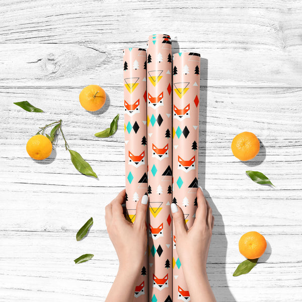 Fox Forest and Christmas Tree Art & Craft Gift Wrapping Paper-Wrapping Papers-WRP_PP-IC 5015192 IC 5015192, Animals, Arrows, Art and Paintings, Baby, Children, Christianity, Decorative, Diamond, Fashion, Geometric, Geometric Abstraction, Holidays, Illustrations, Kids, Modern Art, Patterns, Scandinavian, Signs, Signs and Symbols, Triangles, fox, forest, and, christmas, tree, art, craft, gift, wrapping, paper, sheet, plain, smooth, effect, pattern, kid, woodland, print, animal, design, geo, holiday, winter, c