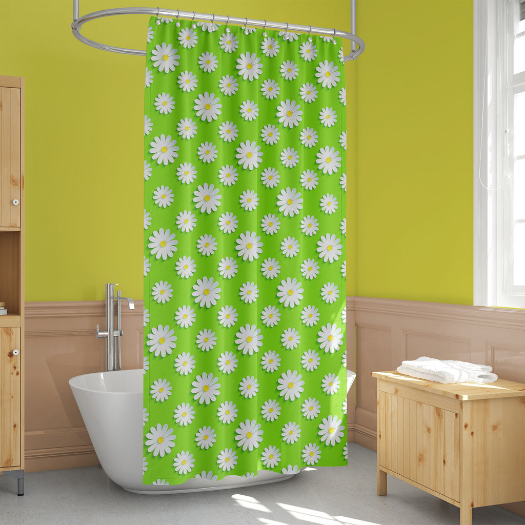 3D Chamomile Flower Washable Waterproof Shower Curtain-Shower Curtains-CUR_SH_EL-IC 5015259 IC 5015259, 3D, Abstract Expressionism, Abstracts, Art and Paintings, Birthday, Black and White, Botanical, Decorative, Digital, Digital Art, Floral, Flowers, Graphic, Illustrations, Modern Art, Nature, Patterns, Scenic, Seasons, Semi Abstract, Signs, Signs and Symbols, Wedding, White, chamomile, flower, washable, waterproof, shower, curtain, spring, vector, green, background, field, origami, daisy, pattern, paper, a