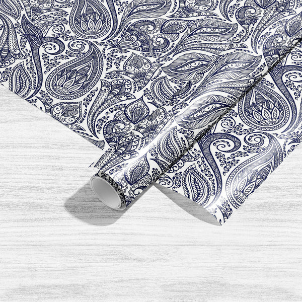 Monochrome Paisley Art & Craft Gift Wrapping Paper-Wrapping Papers-WRP_PP-IC 5015295 IC 5015295, Abstract Expressionism, Abstracts, Allah, Ancient, Arabic, Art and Paintings, Aztec, Botanical, Culture, Decorative, Ethnic, Fashion, Festivals and Occasions, Festive, Floral, Flowers, Historical, Illustrations, Indian, Islam, Medieval, Nature, Paisley, Patterns, Persian, Retro, Semi Abstract, Signs, Signs and Symbols, Traditional, Tribal, Vintage, World Culture, monochrome, art, craft, gift, wrapping, paper, sh