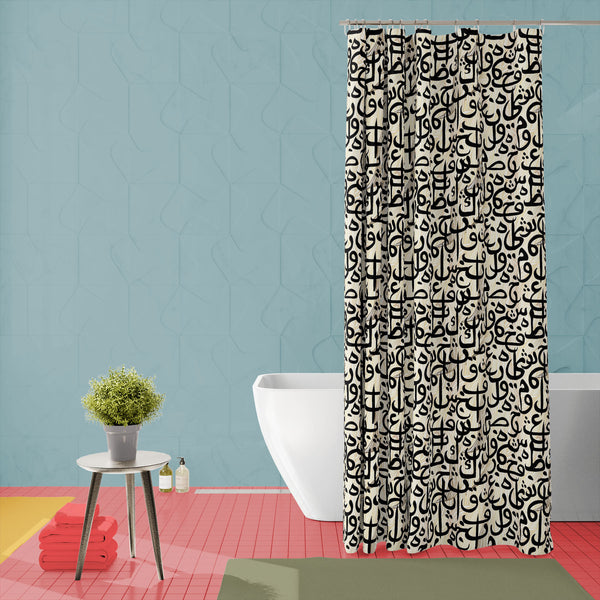 Arabic Calligraphy D4 Washable Waterproof Shower Curtain-Shower Curtains-CUR_SH_EL-IC 5015340 IC 5015340, Abstract Expressionism, Abstracts, Allah, Alphabets, Arabic, Art and Paintings, Calligraphy, Decorative, Digital, Digital Art, Education, Graphic, Illustrations, Islam, Patterns, Religion, Religious, Schools, Semi Abstract, Signs, Signs and Symbols, Symbols, Typography, Universities, d4, washable, waterproof, polyester, shower, curtain, eyelets, arab, letter, pattern, ramadan, seamless, vector, backgrou