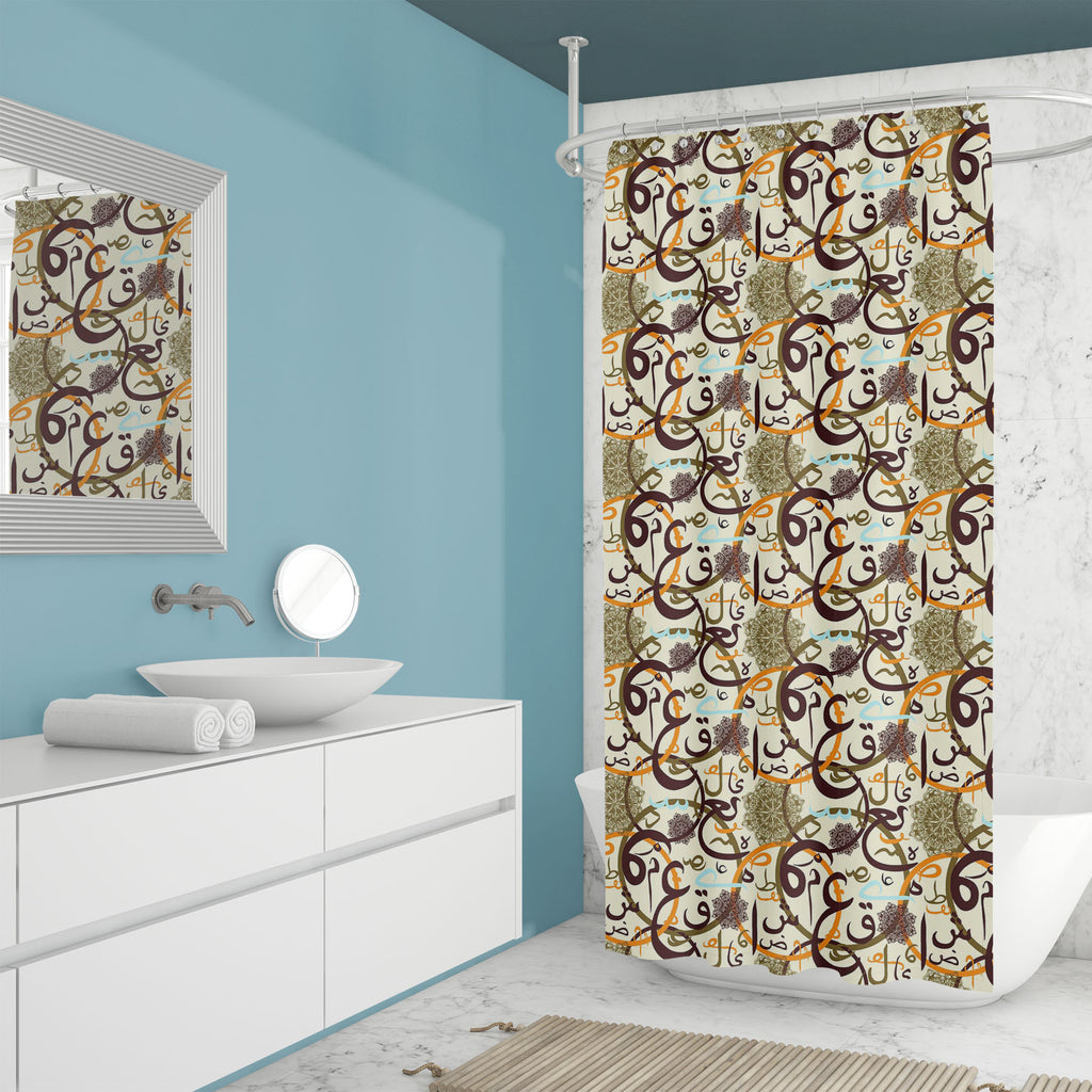 Arabic Eid Mubarak Pattern D2 Washable Waterproof Shower Curtain-Shower Curtains-CUR_SH_EL-IC 5015344 IC 5015344, Abstract Expressionism, Abstracts, Allah, Alphabets, Arabic, Art and Paintings, Calligraphy, Decorative, Digital, Digital Art, Education, Festivals, Festivals and Occasions, Festive, Graphic, Illustrations, Islam, Patterns, Religion, Religious, Schools, Semi Abstract, Signs, Signs and Symbols, Symbols, Text, Typography, Universities, eid, mubarak, pattern, d2, washable, waterproof, shower, curta