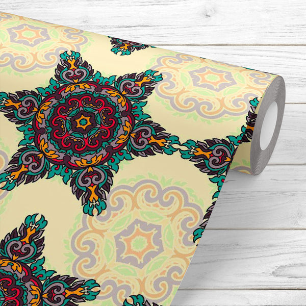 Vintage Ethnic Motif D2 Wallpaper Roll-Wallpapers Peel & Stick-WAL_PA-IC 5015371 IC 5015371, Abstract Expressionism, Abstracts, Allah, Ancient, Arabic, Art and Paintings, Asian, Botanical, Circle, Culture, Decorative, Digital, Digital Art, Drawing, Ethnic, Floral, Flowers, Geometric Abstraction, Graphic, Historical, Illustrations, Indian, Islam, Medieval, Nature, Patterns, Retro, Semi Abstract, Signs, Signs and Symbols, Symbols, Traditional, Tribal, Turkish, Vintage, World Culture, motif, d2, peel, stick, v