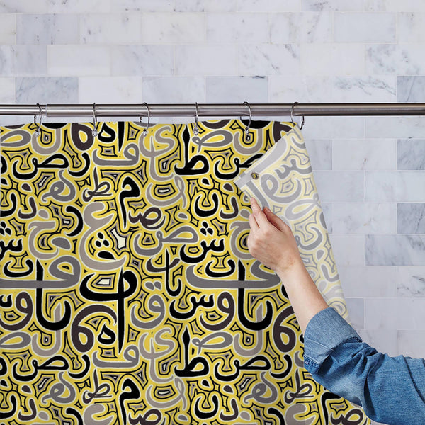 Arabic Eid Mubarak Pattern D9 Washable Waterproof Shower Curtain-Shower Curtains-CUR_SH_EL-IC 5015379 IC 5015379, Abstract Expressionism, Abstracts, Allah, Alphabets, Arabic, Art and Paintings, Calligraphy, Decorative, Digital, Digital Art, Education, Festivals, Festivals and Occasions, Festive, Graphic, Illustrations, Islam, Patterns, Religion, Religious, Schools, Semi Abstract, Signs, Signs and Symbols, Symbols, Text, Typography, Universities, eid, mubarak, pattern, d9, washable, waterproof, polyester, sh