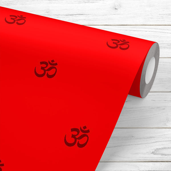 Om Signs Pattern D1 Wallpaper Roll-Wallpapers Peel & Stick-WAL_PA-IC 5015402 IC 5015402, Abstract Expressionism, Abstracts, Art and Paintings, Buddhism, Culture, Digital, Digital Art, Ethnic, Graphic, Illustrations, Patterns, Religion, Religious, Sanskrit, Semi Abstract, Signs, Signs and Symbols, Traditional, Tribal, World Culture, om, pattern, d1, peel, stick, vinyl, wallpaper, roll, non-pvc, self-adhesive, eco-friendly, water-repellent, scratch-resistant, abstract, art, background, brick, color, conscious