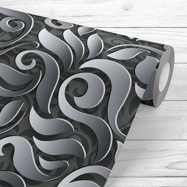 3D Black Floral Abstract Wallpaper Roll-Wallpapers Peel & Stick-WAL_PA-IC 5015405 IC 5015405, 3D, Abstract Expressionism, Abstracts, Ancient, Black, Black and White, Botanical, Decorative, Digital, Digital Art, Fashion, Floral, Flowers, Graphic, Historical, Illustrations, Medieval, Nature, Patterns, Retro, Semi Abstract, Signs, Signs and Symbols, Victorian, Vintage, Wedding, abstract, peel, stick, vinyl, wallpaper, roll, non-pvc, self-adhesive, eco-friendly, water-repellent, scratch-resistant, card, pattern