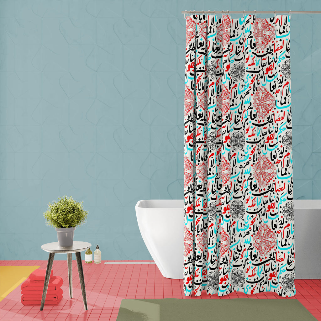 Arabic Eid Mubarak Pattern D11 Washable Waterproof Shower Curtain-Shower Curtains-CUR_SH_EL-IC 5015410 IC 5015410, Allah, Alphabets, Arabic, Art and Paintings, Calligraphy, Decorative, Digital, Digital Art, Education, Festivals, Festivals and Occasions, Festive, Graphic, Illustrations, Islam, Patterns, Religion, Religious, Schools, Signs, Signs and Symbols, Symbols, Text, Typography, Universities, eid, mubarak, pattern, d11, washable, waterproof, shower, curtain, arab, vector, muslim, ramadan, seamless, alp