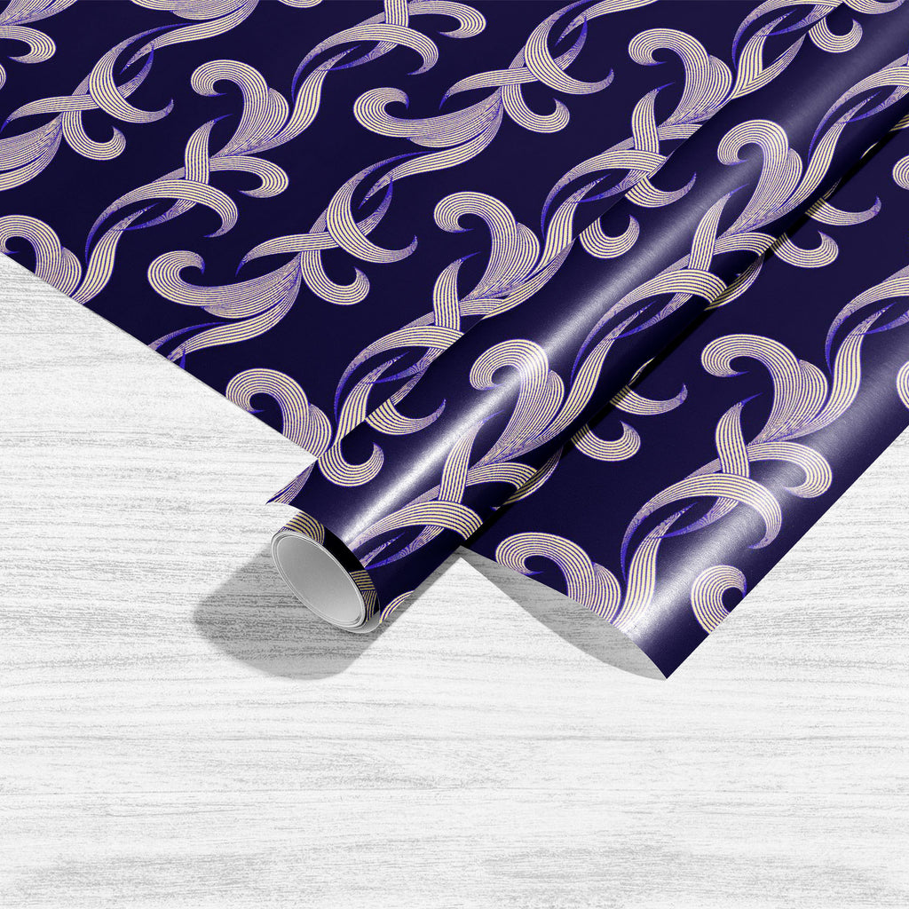 Abstract Leaf Design Art & Craft Gift Wrapping Paper-Wrapping Papers-WRP_PP-IC 5015418 IC 5015418, Abstract Expressionism, Abstracts, Culture, Decorative, Digital, Digital Art, Ethnic, Graphic, Grid Art, Illustrations, Modern Art, Patterns, Semi Abstract, Signs, Signs and Symbols, Stripes, Traditional, Tribal, Vintage, World Culture, Metallic, abstract, leaf, design, art, craft, gift, wrapping, paper, textile, background, celebration, ceremony, classic, classy, contemporary, curl, curves, decor, elegance, e