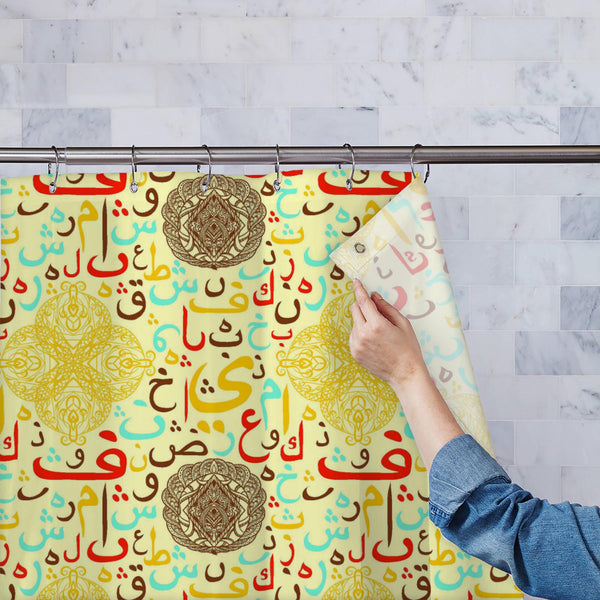 Arabic Calligraphy Eid Mubarak D1 Washable Waterproof Shower Curtain-Shower Curtains-CUR_SH_EL-IC 5015455 IC 5015455, Abstract Expressionism, Abstracts, Allah, Alphabets, Arabic, Art and Paintings, Calligraphy, Decorative, Digital, Digital Art, Education, Festivals, Festivals and Occasions, Festive, Graphic, Illustrations, Islam, Patterns, Religion, Religious, Schools, Semi Abstract, Signs, Signs and Symbols, Symbols, Text, Typography, Universities, eid, mubarak, d1, washable, waterproof, polyester, shower,