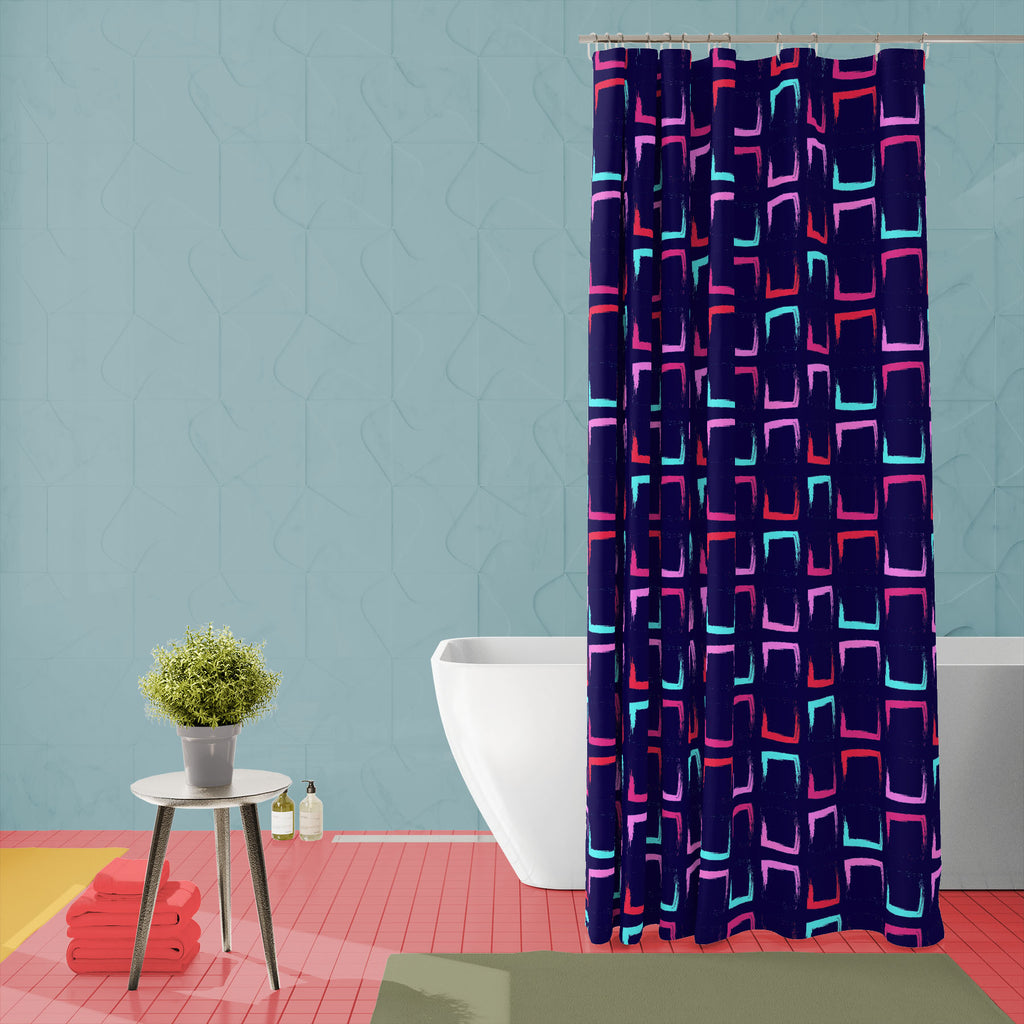 Abstract Brush Stroke D5 Washable Waterproof Shower Curtain-Shower Curtains-CUR_SH_EL-IC 5015459 IC 5015459, Abstract Expressionism, Abstracts, Ancient, Baby, Chevron, Children, Cross, Digital, Digital Art, Drawing, Geometric, Geometric Abstraction, Graphic, Hipster, Historical, Illustrations, Kids, Medieval, Modern Art, Patterns, Scandinavian, Semi Abstract, Signs, Signs and Symbols, Stripes, Triangles, Vintage, abstract, brush, stroke, d5, washable, waterproof, shower, curtain, random, basic, geo, paint, 