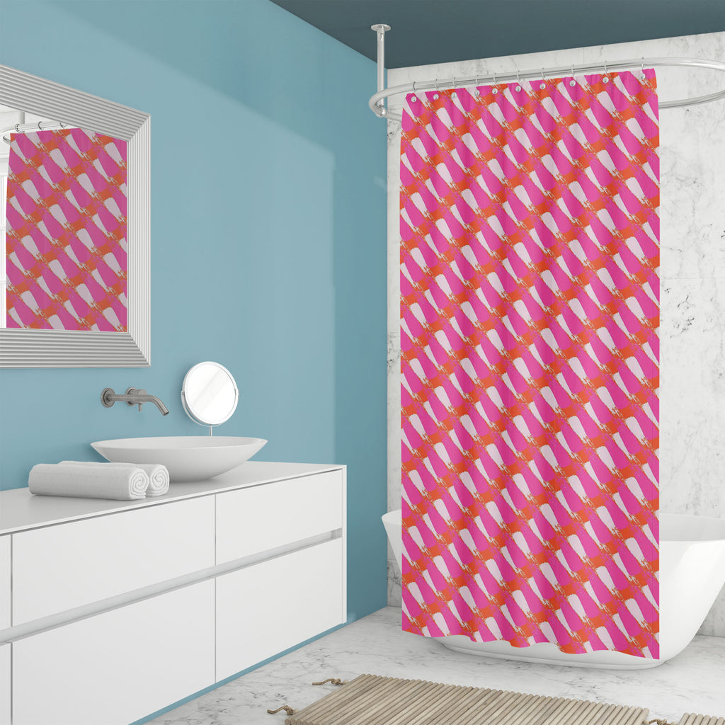 Abstract Chevron Strokes D2 Washable Waterproof Shower Curtain-Shower Curtains-CUR_SH_EL-IC 5015461 IC 5015461, Abstract Expressionism, Abstracts, Art and Paintings, Aztec, Chevron, Drawing, Fantasy, Fashion, Herringbone, Hipster, Illustrations, Modern Art, Paintings, Patterns, Semi Abstract, Signs, Signs and Symbols, Splatter, Stripes, abstract, strokes, d2, washable, waterproof, shower, curtain, argyle, art, backdrop, border, club, creative, deco, decor, decoration, diagonal, drawn, element, fun, interior