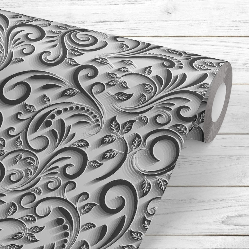 3D Floral Art Wallpaper Roll-Wallpapers Peel & Stick-WAL_PA-IC 5015502 IC 5015502, 3D, Ancient, Baroque, Black and White, Botanical, Damask, Decorative, Dots, Floral, Flowers, Historical, Illustrations, Medieval, Nature, Patterns, Pets, Rococo, Signs, Signs and Symbols, Victorian, Vintage, White, art, wallpaper, roll, background, vector, flower, pattern, antique, backdrop, carpet, classic, classical, curve, cut, decor, design, elegance, element, flora, flourish, grey, illustration, leaf, luxury, old, orname