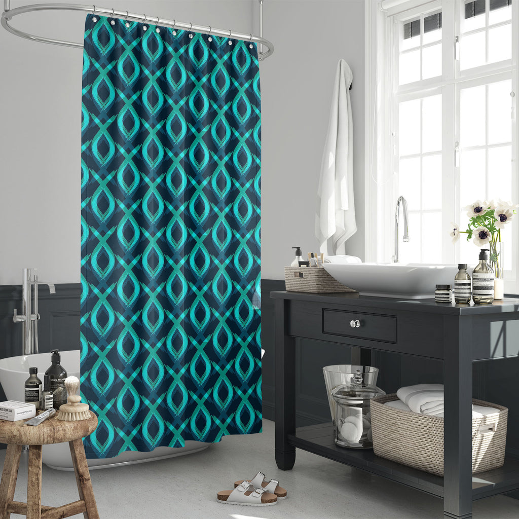 Hand-Drawn Hipster Washable Waterproof Shower Curtain-Shower Curtains-CUR_SH_EL-IC 5015514 IC 5015514, Abstract Expressionism, Abstracts, Black and White, Chevron, Culture, Decorative, Digital, Digital Art, Drawing, Ethnic, Fantasy, Folk Art, Geometric, Geometric Abstraction, Graphic, Hipster, Illustrations, Patterns, Retro, Scandinavian, Semi Abstract, Signs, Signs and Symbols, Splatter, Traditional, Tribal, White, World Culture, hand-drawn, washable, waterproof, shower, curtain, geo, print, fabric, seamle