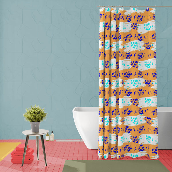 Abstract Brush Stroke D7 Washable Waterproof Shower Curtain-Shower Curtains-CUR_SH_EL-IC 5015560 IC 5015560, Abstract Expressionism, Abstracts, African, Art and Paintings, Bohemian, Chevron, Cross, Culture, Digital, Digital Art, Drawing, Ethnic, Fashion, Geometric, Geometric Abstraction, Graphic, Hipster, Illustrations, Mexican, Modern Art, Patterns, Scandinavian, Semi Abstract, Signs, Signs and Symbols, Stripes, Traditional, Triangles, Tribal, World Culture, abstract, brush, stroke, d7, washable, waterproo