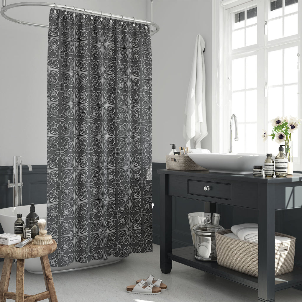 3D Spiral Vine Art Washable Waterproof Shower Curtain-Shower Curtains-CUR_SH_EL-IC 5015575 IC 5015575, 3D, Ancient, Art and Paintings, Baroque, Black, Black and White, Botanical, Circle, Cross, Damask, Decorative, Floral, Flowers, Historical, Illustrations, Medieval, Nature, Patterns, Pets, Retro, Rococo, Victorian, Vintage, spiral, vine, art, washable, waterproof, shower, curtain, antique, backdrop, background, carpet, classical, curve, cut, dark, decor, decoration, elegance, element, flora, flower, geomet