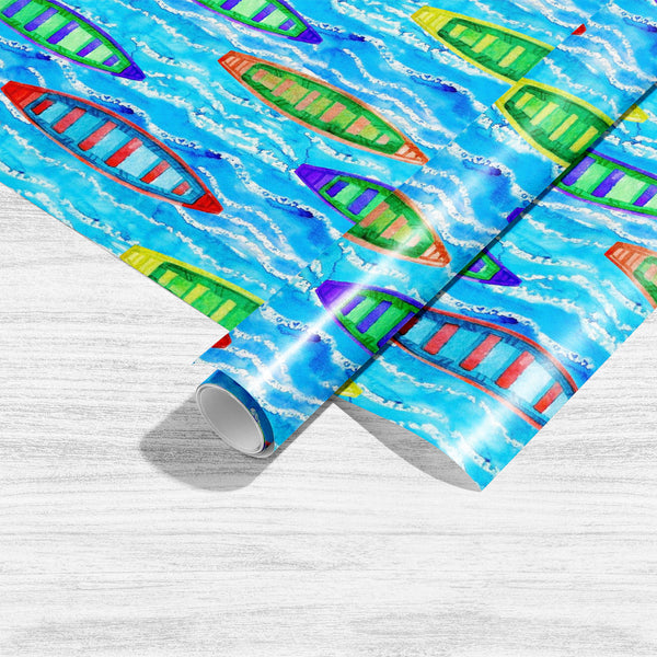 Watercolor Rowing Boats on Waves Art & Craft Gift Wrapping Paper-Wrapping Papers-WRP_PP-IC 5015613 IC 5015613, Ancient, Art and Paintings, Automobiles, Black and White, Boats, Historical, Holidays, Illustrations, Medieval, Modern Art, Nautical, Paintings, Patterns, Signs, Signs and Symbols, Sports, Transportation, Travel, Vehicles, Vintage, Watercolour, White, Wooden, watercolor, rowing, on, waves, art, craft, gift, wrapping, paper, sheet, plain, smooth, effect, pattern, sea, seamless, background, blue, boa