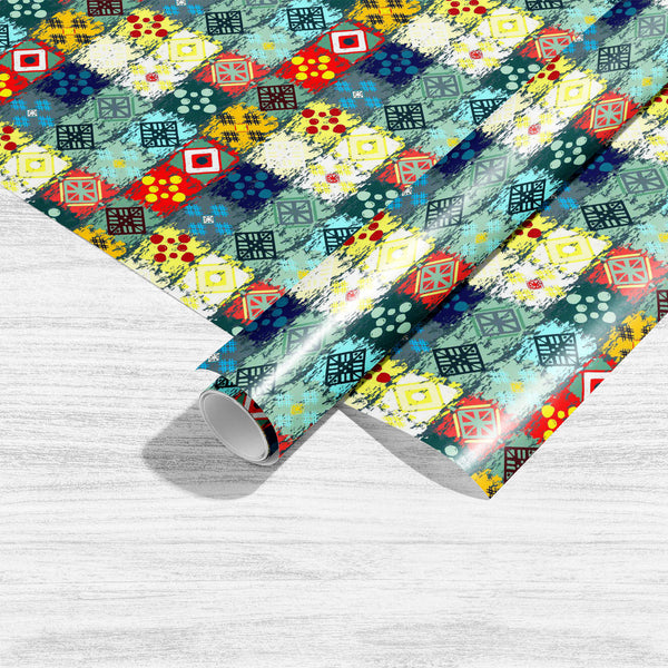 Abstract Tribal Boho Art Art & Craft Gift Wrapping Paper-Wrapping Papers-WRP_PP-IC 5015615 IC 5015615, Abstract Expressionism, Abstracts, Ancient, Art and Paintings, Bohemian, Botanical, Countries, Culture, Ethnic, Floral, Flowers, Folk Art, Geometric, Geometric Abstraction, Historical, Illustrations, Indian, Medieval, Moroccan, Nature, Patterns, Pets, Plaid, Retro, Semi Abstract, Signs, Signs and Symbols, Spanish, Traditional, Tribal, Vintage, World Culture, abstract, boho, art, craft, gift, wrapping, pape