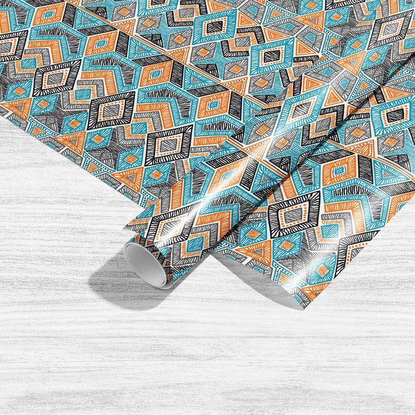 Hand-Drawn Geometric Pattern Art & Craft Gift Wrapping Paper-Wrapping Papers-WRP_PP-IC 5015619 IC 5015619, Abstract Expressionism, Abstracts, African, American, Ancient, Art and Paintings, Aztec, Culture, Decorative, Digital, Digital Art, Drawing, Ethnic, Fashion, Folk Art, Geometric, Geometric Abstraction, Graphic, Hipster, Historical, Illustrations, Indian, Medieval, Mexican, Patterns, Retro, Semi Abstract, Signs, Signs and Symbols, Stripes, Traditional, Triangles, Tribal, Vintage, World Culture, hand-dra