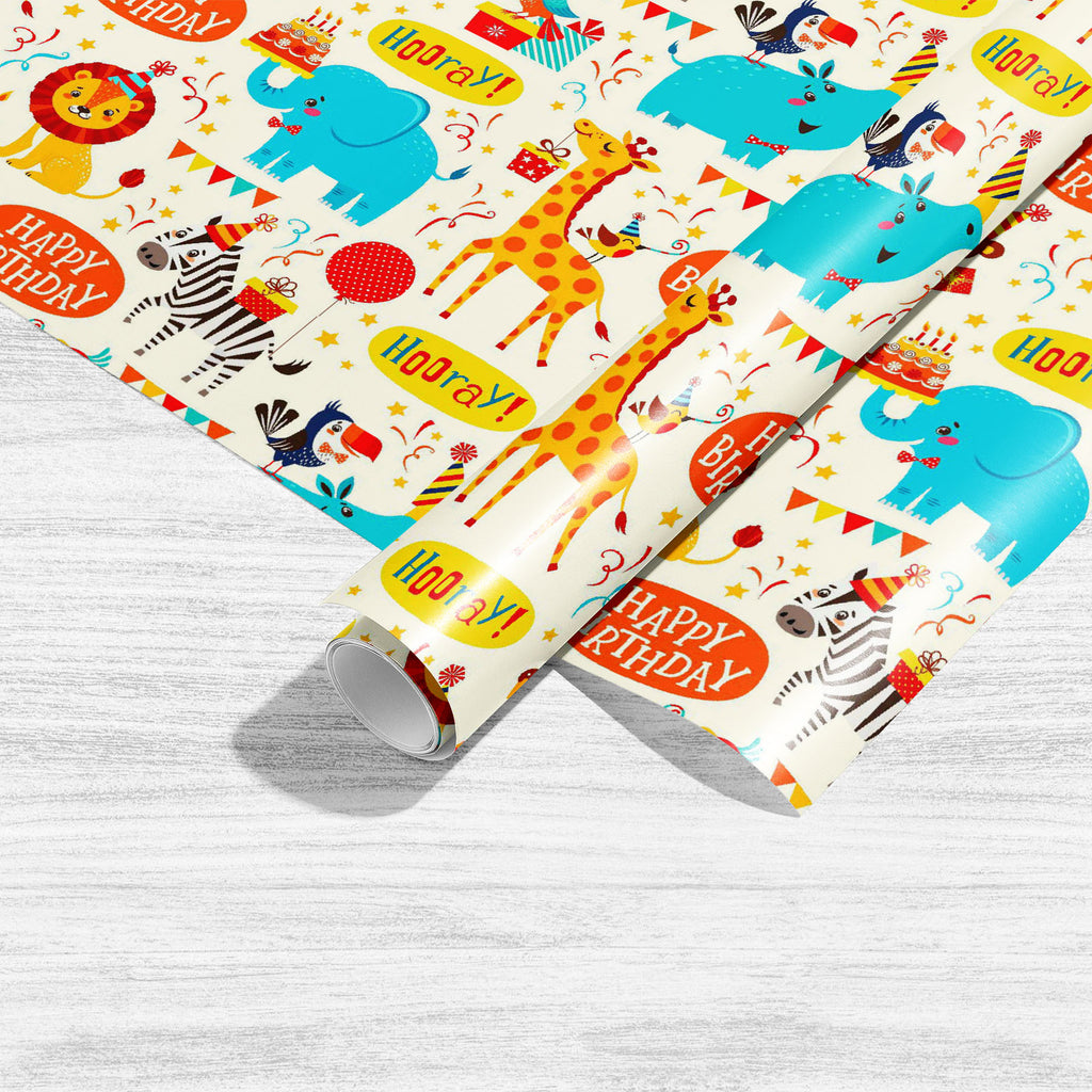 Animal Pattern D1 Art & Craft Gift Wrapping Paper-Wrapping Papers-WRP_PP-IC 5015620 IC 5015620, Animals, Animated Cartoons, Birds, Birthday, Calligraphy, Caricature, Cartoons, Flags, Illustrations, Patterns, Stars, Text, animal, pattern, d1, art, craft, gift, wrapping, paper, jungle, party, seamless, vector, happy, cute, elephant, cartoon, illustration, lion, cake, candle, colorful, cupcake, childish, funny, hooray, rhinoceros, balloons, bow, celebration, childhood, giraffe, hat, monkey, parrot, savanna, ti