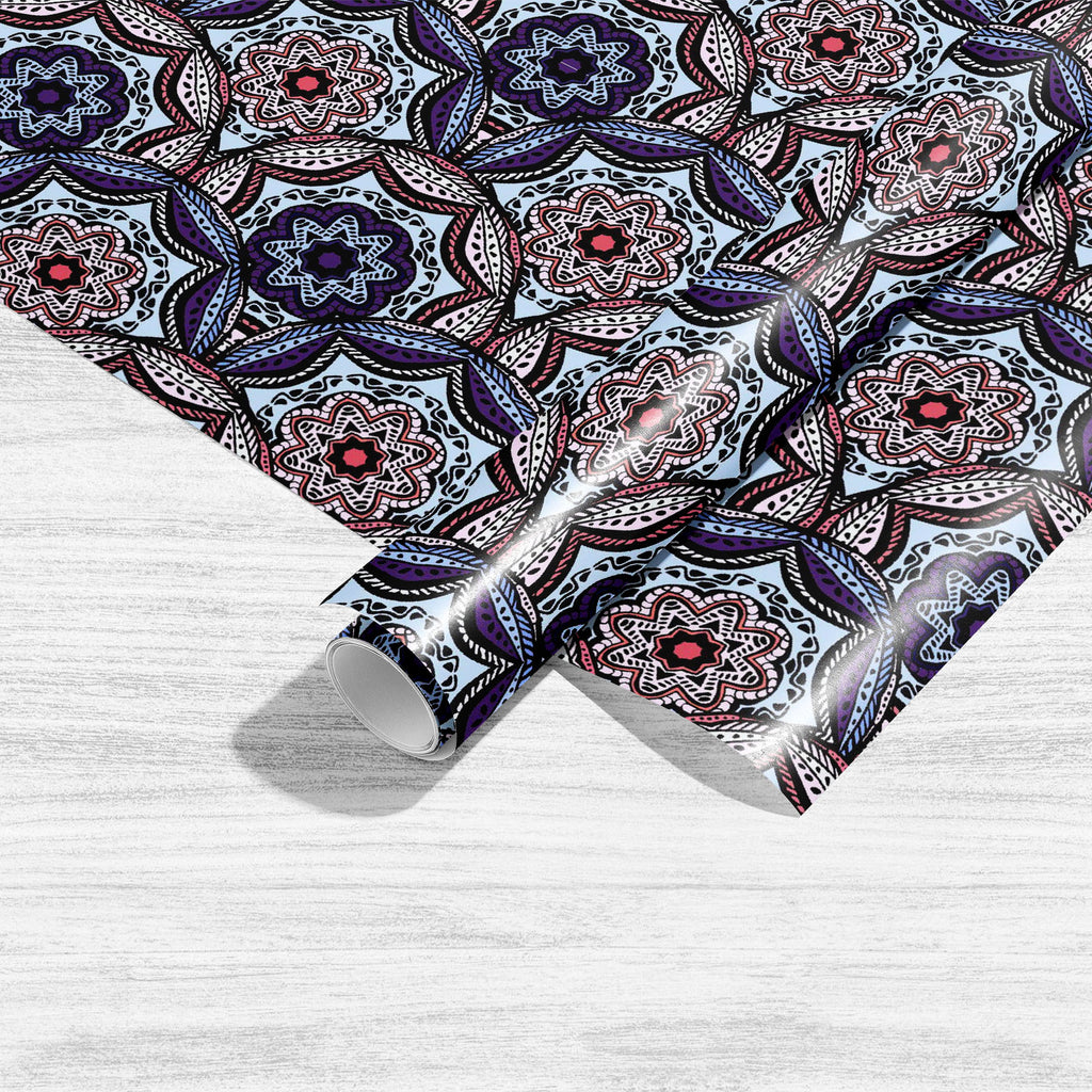 Colorful Mandalas D1 Art & Craft Gift Wrapping Paper-Wrapping Papers-WRP_PP-IC 5015630 IC 5015630, Allah, Arabic, Art and Paintings, Birthday, Botanical, Culture, Decorative, Ethnic, Festivals and Occasions, Festive, Floral, Flowers, Geometric, Geometric Abstraction, Holidays, Illustrations, Indian, Islam, Mandala, Nature, Patterns, Signs, Signs and Symbols, Spiritual, Symbols, Traditional, Tribal, World Culture, colorful, mandalas, d1, art, craft, gift, wrapping, paper, 10, background, beautiful, blue, bro