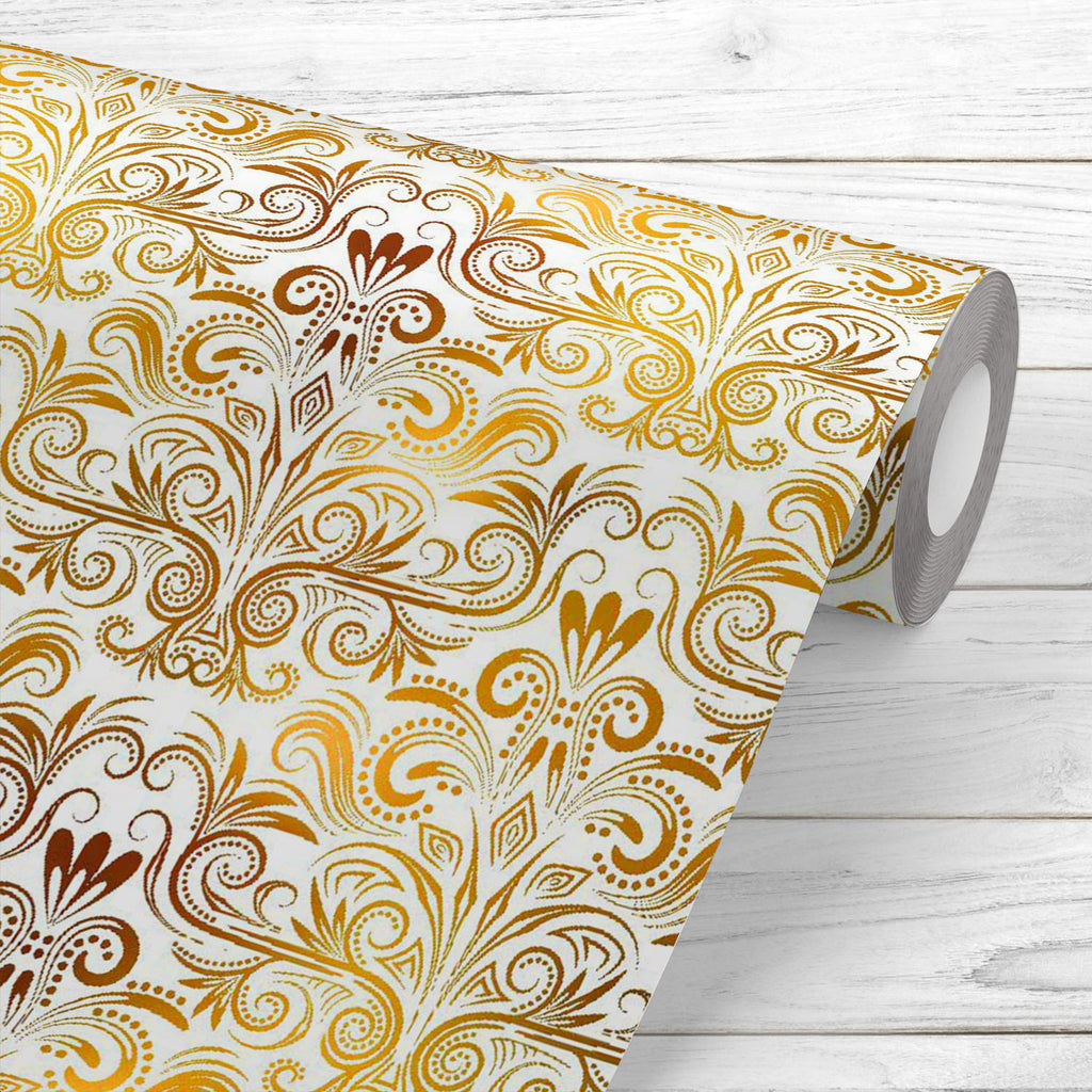 Gold Royal Baroque Wallpaper Roll-Wallpapers Peel & Stick-WAL_PA-IC 5015664 IC 5015664, Abstract Expressionism, Abstracts, Allah, Ancient, Arabic, Art and Paintings, Baroque, Black and White, Botanical, Damask, Decorative, Digital, Digital Art, Fashion, Floral, Flowers, Graphic, Historical, Illustrations, Islam, Medieval, Nature, Patterns, Renaissance, Retro, Rococo, Semi Abstract, Signs, Signs and Symbols, Victorian, Vintage, White, gold, royal, wallpaper, roll, pattern, vector, abstract, agleam, antique, 