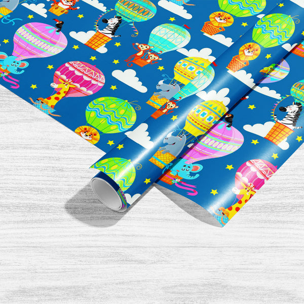 Colorful Hot Air Balloons and Animals Art & Craft Gift Wrapping Paper-Wrapping Papers-WRP_PP-IC 5015692 IC 5015692, Animals, Art and Paintings, Automobiles, Baby, Botanical, Children, Digital, Digital Art, Floral, Flowers, Graphic, Illustrations, Kids, Nature, Patterns, Scenic, Signs, Signs and Symbols, Stripes, Transportation, Travel, Vehicles, Wildlife, colorful, hot, air, balloons, and, art, craft, gift, wrapping, paper, sheet, plain, smooth, effect, balloon, animal, vector, cute, kid, pattern, backgroun