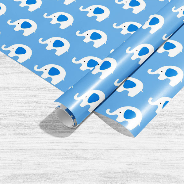 Blue & White Elephants Art & Craft Gift Wrapping Paper-Wrapping Papers-WRP_PP-IC 5015722 IC 5015722, Animals, Animated Cartoons, Baby, Black and White, Caricature, Cartoons, Children, Digital, Digital Art, Graphic, Illustrations, Kids, Modern Art, Patterns, Signs, Signs and Symbols, White, blue, elephants, art, craft, gift, wrapping, paper, sheet, plain, smooth, effect, elephant, cute, pattern, illustration, adorable, animal, background, cartoon, child, colorful, decor, decoration, design, fabric, fun, happ