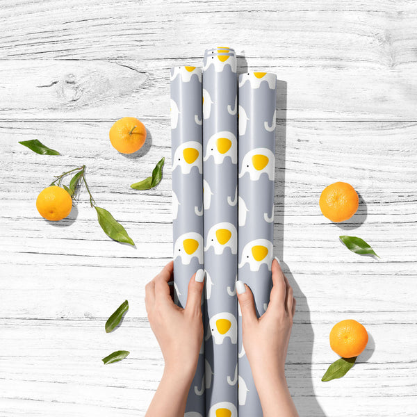 Gray Yellow Elephants Art & Craft Gift Wrapping Paper-Wrapping Papers-WRP_PP-IC 5015723 IC 5015723, Animals, Animated Cartoons, Baby, Black and White, Caricature, Cartoons, Children, Digital, Digital Art, Graphic, Illustrations, Kids, Modern Art, Patterns, Signs, Signs and Symbols, White, gray, yellow, elephants, art, craft, gift, wrapping, paper, sheet, plain, smooth, effect, elephant, pattern, adorable, animal, background, cartoon, child, colorful, cute, decor, decoration, design, fabric, fun, happy, illu