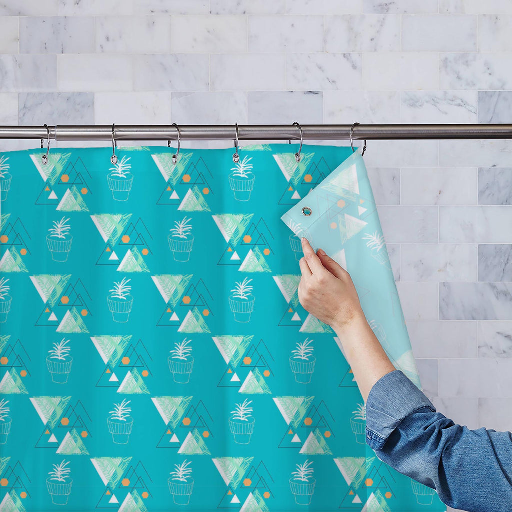 Abstract Geometric Hipster Washable Waterproof Shower Curtain-Shower Curtains-CUR_SH_EL-IC 5015749 IC 5015749, Abstract Expressionism, Abstracts, Art and Paintings, Chevron, Cities, City Views, Decorative, Digital, Digital Art, Fashion, Geometric, Geometric Abstraction, Graphic, Hipster, Illustrations, Modern Art, Patterns, Scandinavian, Semi Abstract, Signs, Signs and Symbols, Triangles, abstract, washable, waterproof, shower, curtain, art, artist, backdrop, background, blue, card, chic, contemporary, cove