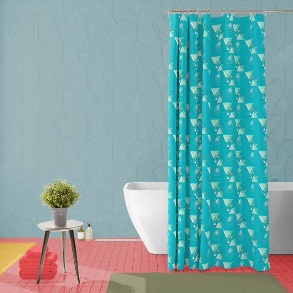 Abstract Geometric Hipster Washable Waterproof Shower Curtain-Shower Curtains-CUR_SH_EL-IC 5015749 IC 5015749, Abstract Expressionism, Abstracts, Art and Paintings, Chevron, Cities, City Views, Decorative, Digital, Digital Art, Fashion, Geometric, Geometric Abstraction, Graphic, Hipster, Illustrations, Modern Art, Patterns, Scandinavian, Semi Abstract, Signs, Signs and Symbols, Triangles, abstract, washable, waterproof, polyester, shower, curtain, eyelets, art, artist, backdrop, background, blue, card, chic