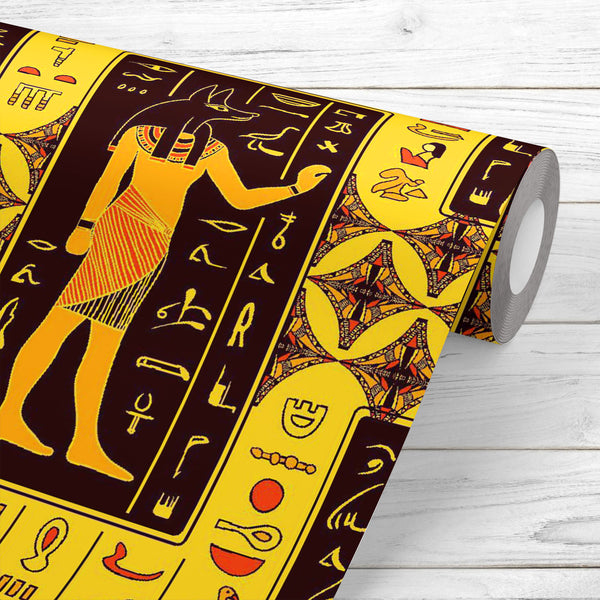 Egyptian Gods and Hieroglyphs D2 Wallpaper Roll-Wallpapers Peel & Stick-WAL_PA-IC 5015761 IC 5015761, African, Ancient, Art and Paintings, Culture, Decorative, Ethnic, Eygptian, Historical, Icons, Illustrations, Medieval, Patterns, People, Religion, Religious, Retro, Signs, Signs and Symbols, Symbols, Traditional, Tribal, Vintage, World Culture, egyptian, gods, and, hieroglyphs, d2, peel, stick, vinyl, wallpaper, roll, non-pvc, self-adhesive, eco-friendly, water-repellent, scratch-resistant, pattern, egypt,