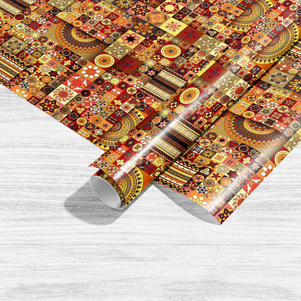 Vintage Floral & Mandala D1 Art & Craft Gift Wrapping Paper-Wrapping Papers-WRP_PP-IC 5015769 IC 5015769, Abstract Expressionism, Abstracts, African, Allah, Ancient, Arabic, Art and Paintings, Asian, Aztec, Bohemian, Botanical, Chinese, Culture, Decorative, Drawing, Ethnic, Floral, Flowers, Geometric, Geometric Abstraction, Historical, Illustrations, Indian, Islam, Mandala, Medieval, Nature, Patterns, Pets, Retro, Semi Abstract, Signs, Signs and Symbols, Traditional, Tribal, Turkish, Vintage, World Culture,