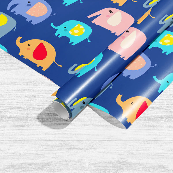 Colorful Baby Elephants Art & Craft Gift Wrapping Paper-Wrapping Papers-WRP_PP-IC 5015773 IC 5015773, Animals, Animated Cartoons, Baby, Birthday, Caricature, Cartoons, Children, Digital, Digital Art, Family, Graphic, Holidays, Illustrations, Kids, Love, Patterns, Pets, Romance, Signs, Signs and Symbols, colorful, elephants, art, craft, gift, wrapping, paper, sheet, plain, smooth, effect, adorable, animal, background, bedroom, cartoon, cute, decoration, design, elephant, friend, fun, girl, greetings, happy, 