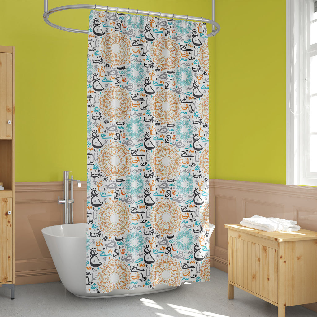 Eid Al Fitr Festival Calligraphy Washable Waterproof Shower Curtain-Shower Curtains-CUR_SH_EL-IC 5015779 IC 5015779, Allah, Alphabets, Arabic, Calligraphy, Culture, Decorative, Ethnic, Festivals, Festivals and Occasions, Festive, Holidays, Illustrations, Islam, Mandala, Patterns, Religion, Religious, Signs, Signs and Symbols, Symbols, Traditional, Tribal, Typography, World Culture, eid, al, fitr, festival, washable, waterproof, shower, curtain, letter, pattern, alphabet, background, design, vector, oriental