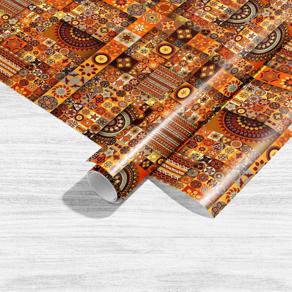 Vintage Floral & Mandala D3 Art & Craft Gift Wrapping Paper-Wrapping Papers-WRP_PP-IC 5015792 IC 5015792, Abstract Expressionism, Abstracts, African, Allah, Ancient, Arabic, Art and Paintings, Asian, Aztec, Bohemian, Botanical, Chinese, Culture, Decorative, Drawing, Ethnic, Floral, Flowers, Geometric, Geometric Abstraction, Historical, Illustrations, Indian, Islam, Mandala, Medieval, Nature, Patterns, Pets, Retro, Semi Abstract, Signs, Signs and Symbols, Traditional, Tribal, Turkish, Vintage, World Culture,