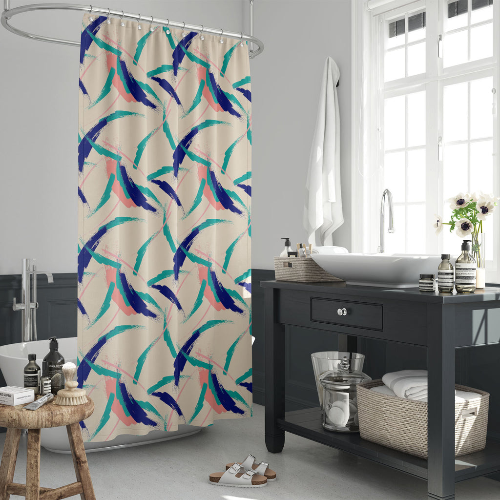 Abstract Hipster D2 Washable Waterproof Shower Curtain-Shower Curtains-CUR_SH_EL-IC 5015839 IC 5015839, Abstract Expressionism, Abstracts, Art and Paintings, Chevron, Cities, City Views, Cross, Decorative, Drawing, Hipster, Illustrations, Modern Art, Music, Music and Dance, Music and Musical Instruments, Patterns, Retro, Semi Abstract, Splatter, Stripes, abstract, d2, washable, waterproof, shower, curtain, pattern, paint, geo, organic, vector, shape, splash, modern, art, expressive, stain, fun, line, tile, 