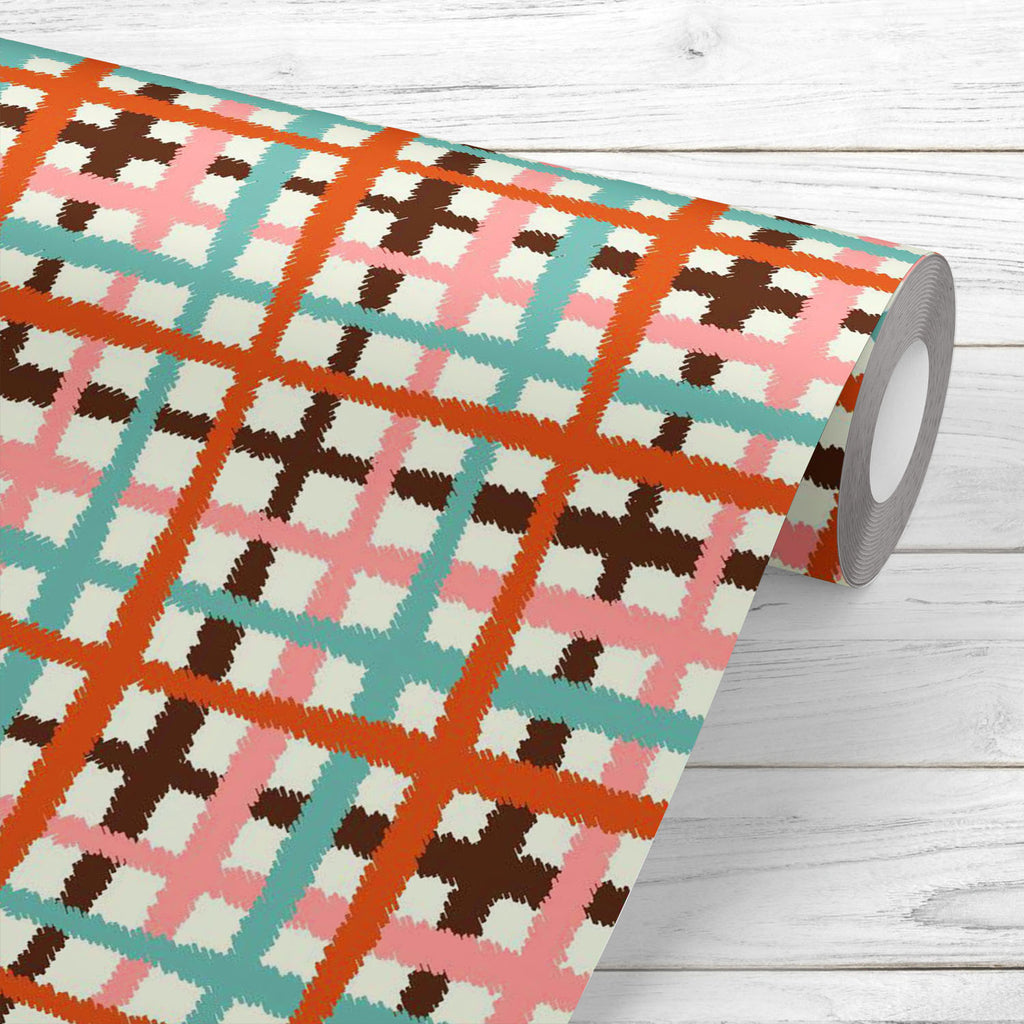 Ethnic Boho Plaid Texture Wallpaper Roll-Wallpapers Peel & Stick-WAL_PA-IC 5015870 IC 5015870, Abstract Expressionism, Abstracts, Bohemian, Culture, Decorative, Digital, Digital Art, Ethnic, Fashion, Graphic, Patterns, Pets, Plaid, Semi Abstract, Sketches, Stripes, Traditional, Tribal, World Culture, boho, texture, wallpaper, roll, abstract, autumn, background, blouse, border, canvas, carpet, cloth, cover, creative, doodle, dress, endless, fabric, figures, flyleaf, geometry, graphics, homespun, idea, interi