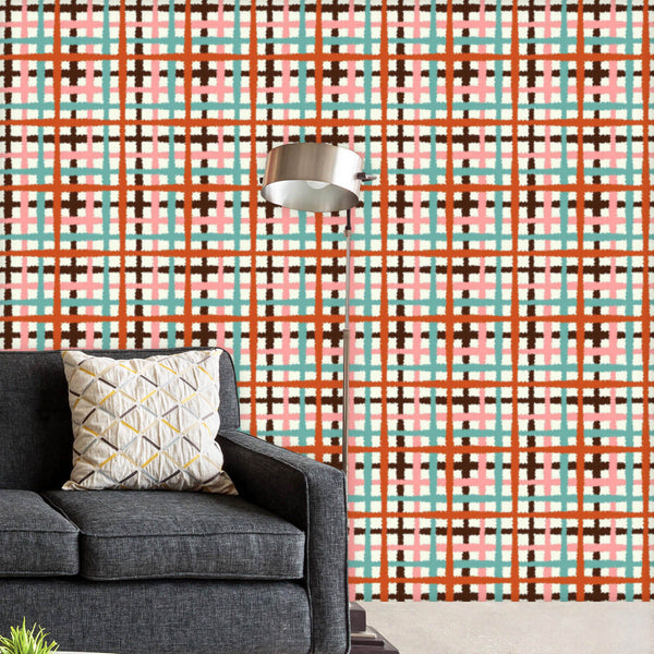 Ethnic Boho Plaid Texture Wallpaper Roll-Wallpapers Peel & Stick-WAL_PA-IC 5015870 IC 5015870, Abstract Expressionism, Abstracts, Bohemian, Culture, Decorative, Digital, Digital Art, Ethnic, Fashion, Graphic, Patterns, Pets, Plaid, Semi Abstract, Sketches, Stripes, Traditional, Tribal, World Culture, boho, texture, peel, stick, vinyl, wallpaper, roll, non-pvc, self-adhesive, eco-friendly, water-repellent, scratch-resistant, abstract, autumn, background, blouse, border, canvas, carpet, cloth, cover, creative