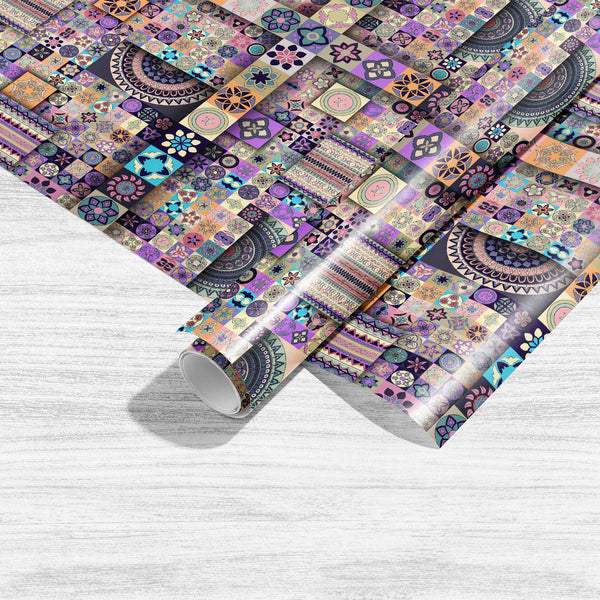 Vintage Floral & Mandala D6 Art & Craft Gift Wrapping Paper-Wrapping Papers-WRP_PP-IC 5015891 IC 5015891, Abstract Expressionism, Abstracts, African, Allah, Ancient, Arabic, Art and Paintings, Asian, Aztec, Bohemian, Botanical, Chinese, Culture, Decorative, Drawing, Ethnic, Floral, Flowers, Geometric, Geometric Abstraction, Historical, Illustrations, Indian, Islam, Mandala, Medieval, Nature, Patterns, Pets, Retro, Semi Abstract, Signs, Signs and Symbols, Traditional, Tribal, Turkish, Vintage, World Culture,