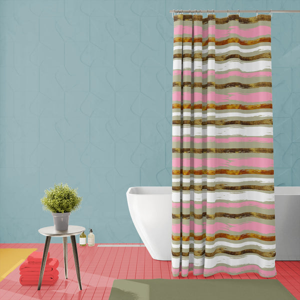 Glitter Stripes Washable Waterproof Shower Curtain-Shower Curtains-CUR_SH_EL-IC 5015897 IC 5015897, Art and Paintings, Black, Black and White, Books, Digital, Digital Art, Fashion, Graphic, Illustrations, Inspirational, Modern Art, Motivation, Motivational, Paintings, Patterns, Signs, Signs and Symbols, Stripes, Watercolour, Wedding, glitter, washable, waterproof, polyester, shower, curtain, eyelets, chic, mint, art, backdrop, background, beautiful, blue, branding, card, clip, coll, color, colorful, concept