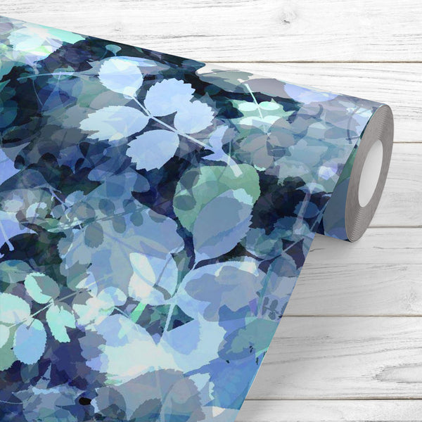 Abstract Blue Foliage Pattern Wallpaper Roll-Wallpapers Peel & Stick-WAL_PA-IC 5015904 IC 5015904, Abstract Expressionism, Abstracts, Black, Black and White, Botanical, Floral, Flowers, Illustrations, Nature, Parents, Patterns, Semi Abstract, Watercolour, Wooden, abstract, blue, foliage, pattern, peel, stick, vinyl, wallpaper, roll, non-pvc, self-adhesive, eco-friendly, water-repellent, scratch-resistant, seamless, texture, watercolor, background, vector, print, leaf, overlay, repeat, spots, tree, forest, a